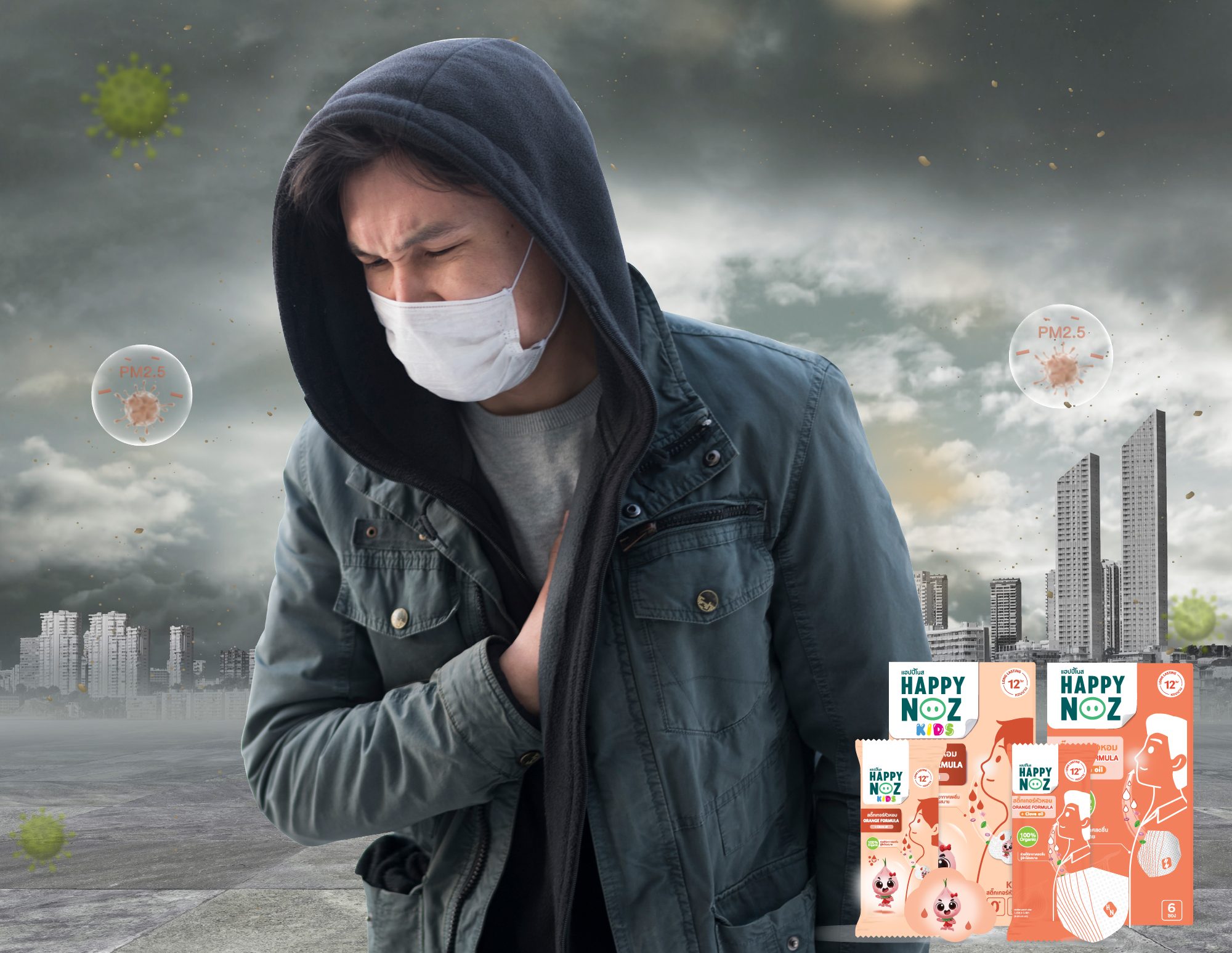 ฝุ่น PM2.5 เป็นปัญหาสิ่งแวดล้อม
