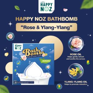HAPPY NOZ BATHBOMBS - ROSE & YLANG-YLANG - Image 3